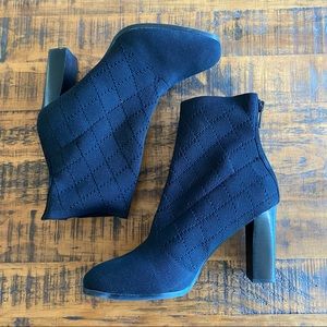 MPO Black Detailed Sock Booties